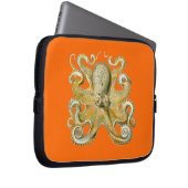 Vintager Fleckel-Kraken Laptopschutzhülle (Vorne Rechts)