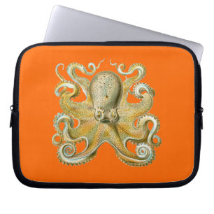 Vintager Fleckel-Kraken Laptopschutzhülle