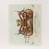 Vintager fleißiger Motor, 1852, wiederhergestellt Puzzle (Vertikal)