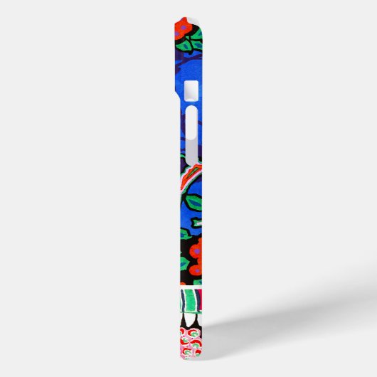 Vintager floraler Design Phone Case (Rückseite / Links)