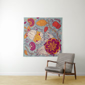 Vintager floraler Elegant Hintergrund Wandteppich (Beispiel (Horizontal))