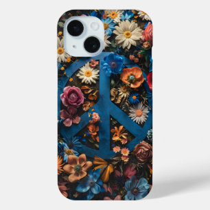 Vintager floraler Friedensgespräch Case-Mate iPhone Hülle