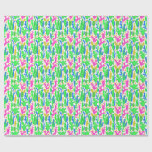 Vintager floraler Hintergrund Geschenkpapier (Flach)