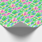 Vintager floraler Hintergrund Geschenkpapier (Ecke)