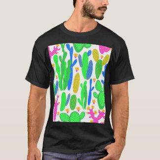 Vintager floraler Hintergrund T-Shirt