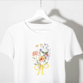 Vintager floraler T - Shirt