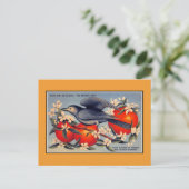 Vintager Florida Staat Blume, Staat Postkarte (Stehend Vorderseite)