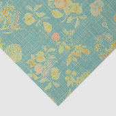 Vintager, florierbarer Text Seidenpapier (Ausschnitt)