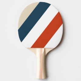 Vintager Flug Deck fett gestreift Tischtennis Schläger