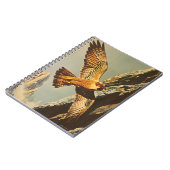 Vintager Flug des Merlin Falcon Notizblock (Linke Seite)
