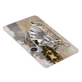 Vintager Flug nach Australien Reiseplakat Magnet (Rechte Seite)