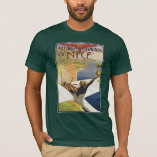 Vintager Flugzeug-T - Shirt:  Sitzung d'Aviation T-Shirt