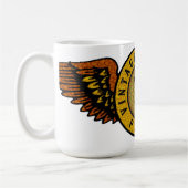 Vintager Flugzeugpilot Kaffeetasse (Links)