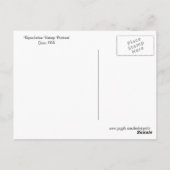 Vintager Fluss Chicago Postkarte (Rückseite)