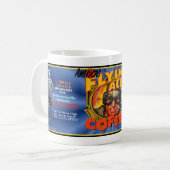 VINTAGER FLYING ACES MARKENKAFFEE KAFFEETASSE (Vorderseite Links)
