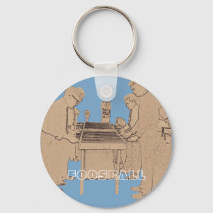 VINTAGER FOOSBALL FUZBOLL SCHLÜSSELANHÄNGER