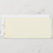 Vintager Football Field Pass Einladung (Rückseite)