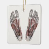 Vintager Footprint Podiatrie Feet Keramikornament (Links)