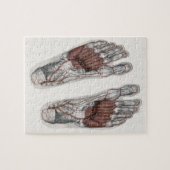 Vintager Footprint Podiatrie Foot Puzzle (Horizontal)