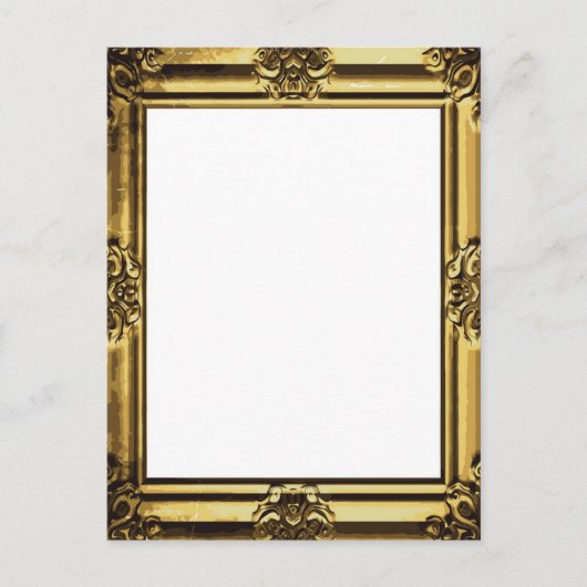 Vintager Foto-Rahmen für antike Rollen Postkarte (Vorderseite)