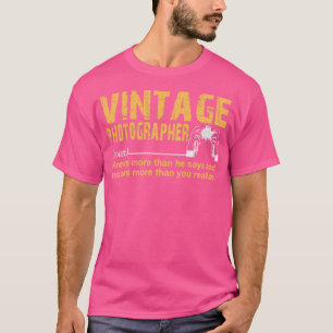 Vintager Fotograf T-Shirt
