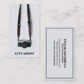 Vintager Fotograf Visitenkarte (Vorne/Hinten)