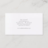 Vintager Fotograf Visitenkarte (Rückseite)