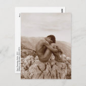 Vintager Fotograf Wilhelm von Gloeden Postkarte (Vorne/Hinten)