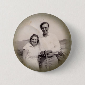 Vintager Fotografie-Knopf Button