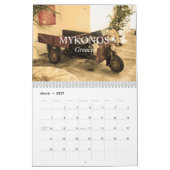 Vintager Fotokalender Kalender (Mär 2027)