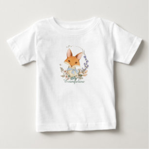 Vintager Fox Baby T-shirt