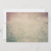 Vintager Fox bringt Bücherdusche mit Einladung (Rückseite)