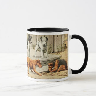 Vintager Fox, DrahtFox, Waliser und irische Tasse