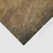 Vintager Fox mit Skriptüberlagerungspapier Seidenpapier (Ausschnitt)