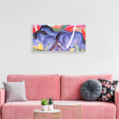 Vintager Franz Marc Die großen blauen Pferde Leinwanddruck (Insitu (Wohnzimmer))