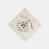 Vintager französischer Baker Serviette (Ecke)
