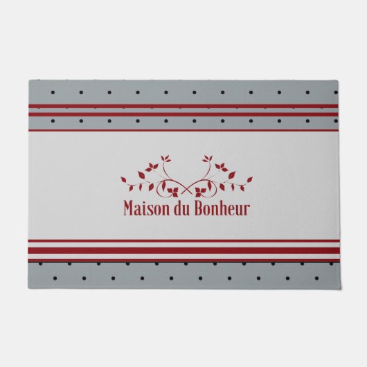 Vintager französischer Bauernhof Fußmatte (Vorderseite)