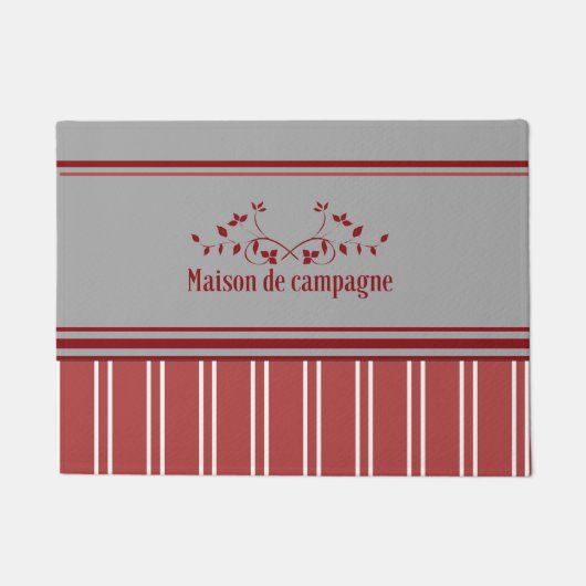 Vintager französischer Bauernhof      Fußmatte (Vorderseite)