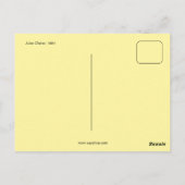 Vintager französischer Bellé époque Postkarte (Rückseite)