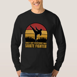 Vintager französischer Boxstil für den sparsamen L T-Shirt
