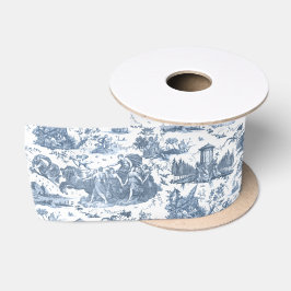 Vintager französischer Chariot von Dawn Toile de J Satinband