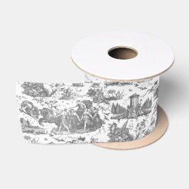 Vintager französischer Chariot von Dawn Toile de J Satinband