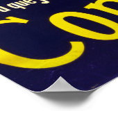 Vintager französischer Continental Bicycle Tire Cl Poster (Ecke)