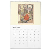 Vintager Französischer Garten Lady Moderne Kalender (Mär 2026)