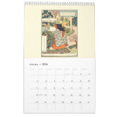 Vintager Französischer Garten Lady Moderne Kalender (Jan 2026)