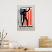 Vintager französischer Jack Johnson Poster (Küche)