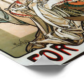 Vintager französischer Jugendstil-Säugling Ad Nest Poster (Ecke)