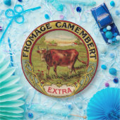 Vintager französischer Käse mit Pappteller (Party)