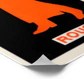 Vintager französischer Likör Alkohol Art Deco Post Poster (Ecke)