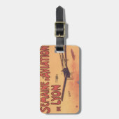 Vintager französischer Luftverkehr Gepäckanhänger (Vorderseite vertikal)